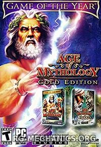 Обложка к игре Age of Mythology: Gold Edition (2003) PC | RePack от R.G. Механики
