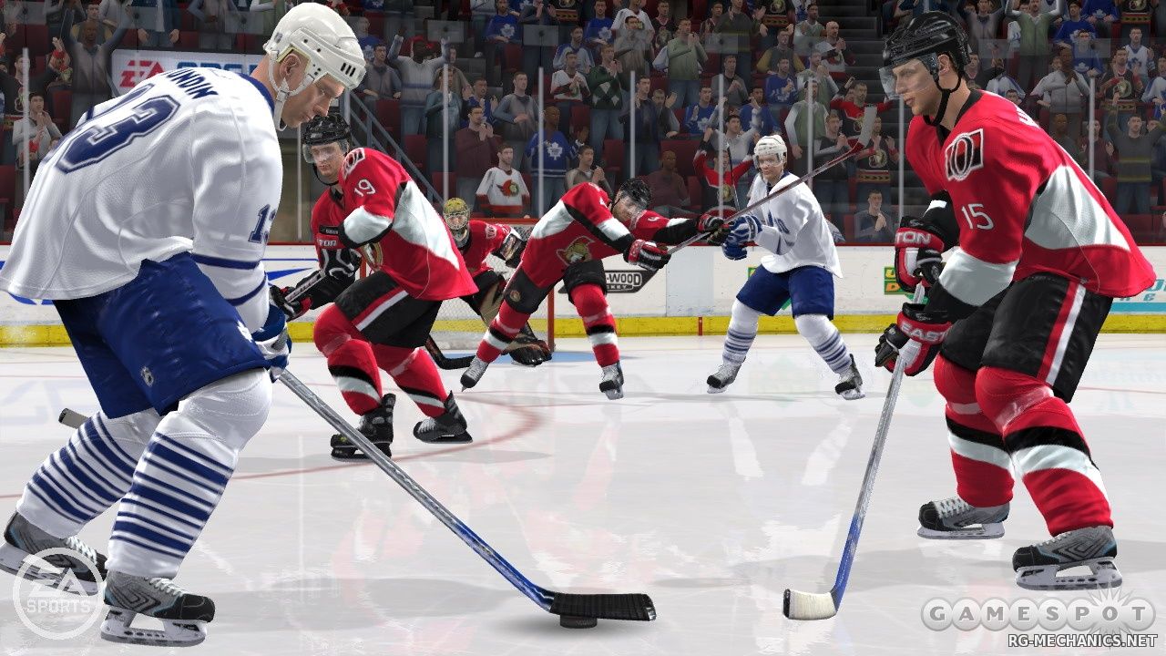 Скриншот к игре NHL 09 (2008) PC | RePack от R.G. Механики