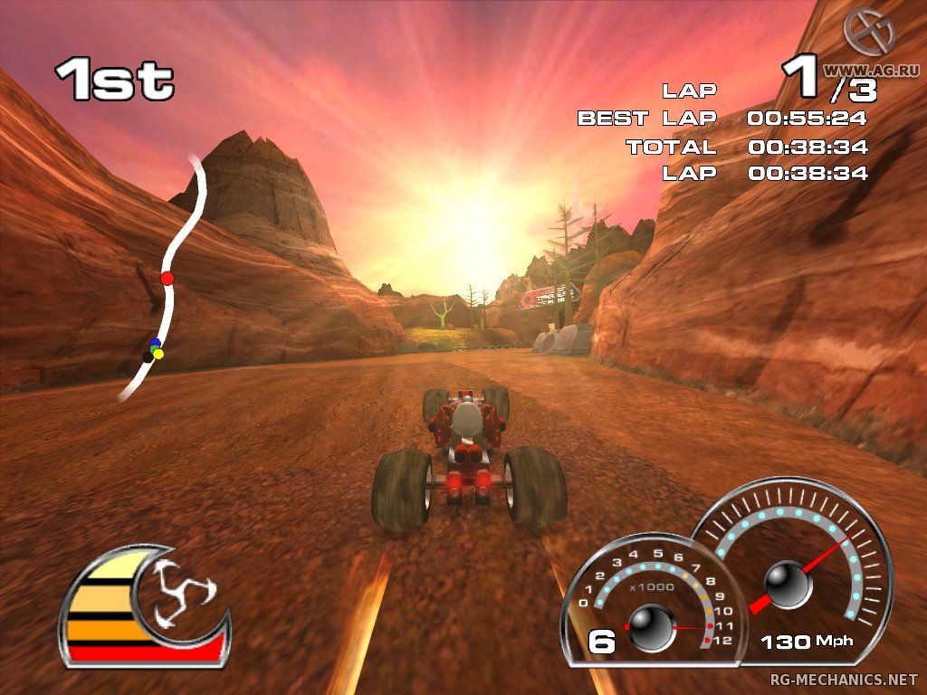 Скриншот к игре LEGO Drome Racers (2002) PC | RePack от R.G. Механики