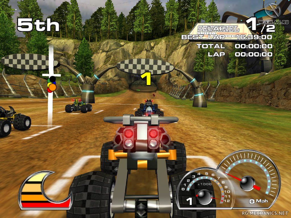 Скриншот к игре LEGO Drome Racers (2002) PC | RePack от R.G. Механики