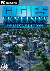 Обложка к игре Cities: Skylines - Deluxe Edition [v 1.11.1-f2 + DLC's] (2015) PC | RePack от R.G. Механики