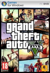Обложка к игре GTA 5 / Grand Theft Auto V (2015)