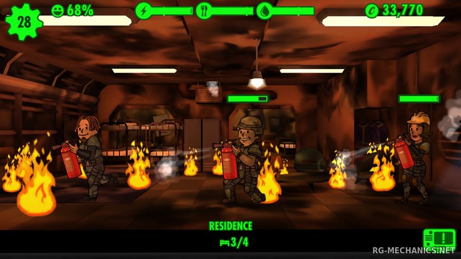 Скриншот к игре Fallout Shelter [v 1.6.2] (2016) PC | RePack от R.G. Механики