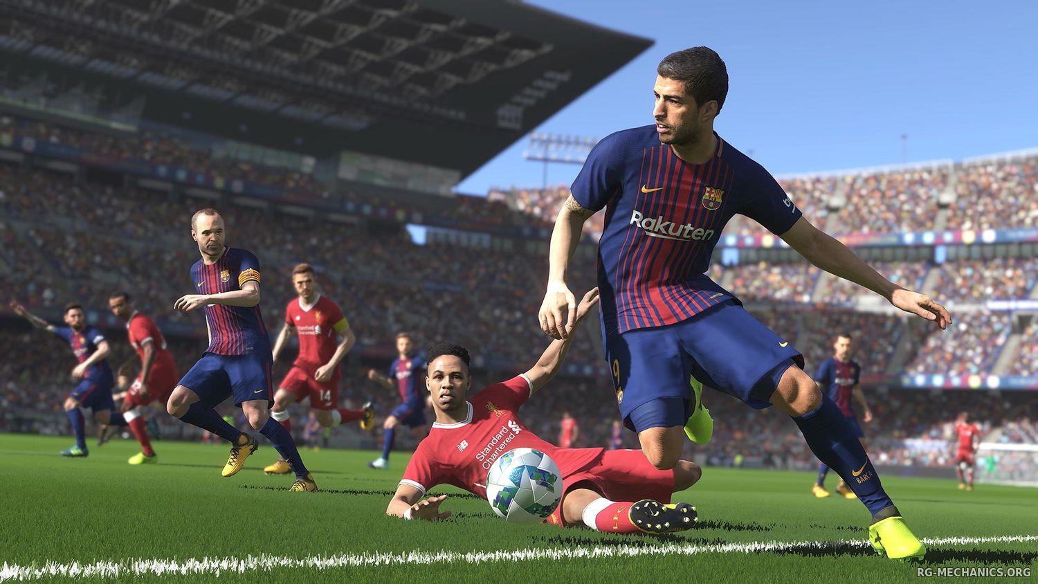 Скриншот к игре PES 2018 / Pro Evolution Soccer 2018: FC Barcelona Edition (2017) PC | RePack от R.G. Механики