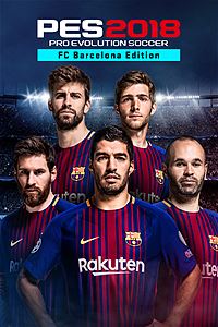 Обложка к игре Pro Evolution Soccer 2018: FC Barcelona Edition (2017) PC | RePack от xatab
