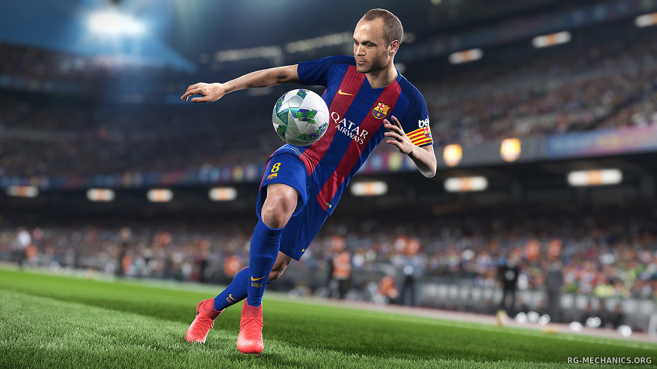 Скриншот к игре PES 2018 / Pro Evolution Soccer 2018: FC Barcelona Edition (2017) PC | RePack от R.G. Механики