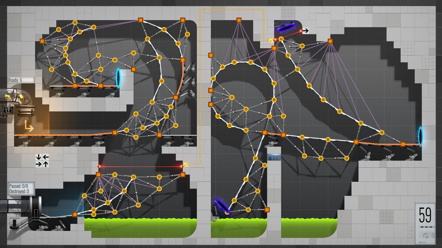 Скриншот к игре Bridge Constructor Portal (2017) PC | Repack от R.G. Механики