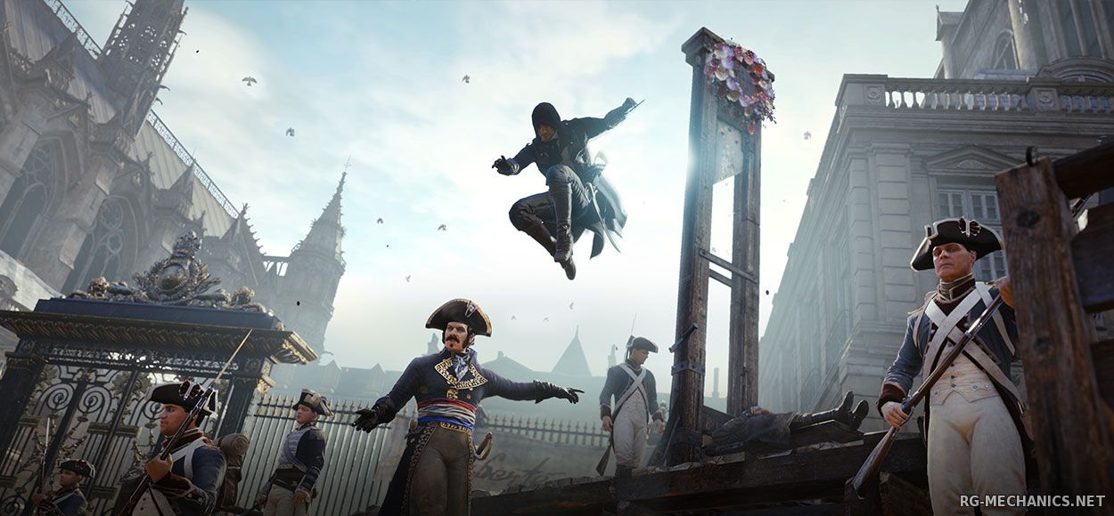 Скриншот к игре Assassin's Creed Unity [v 1.5.0 + DLCs] (2014) PC | RePack от R.G. Механики