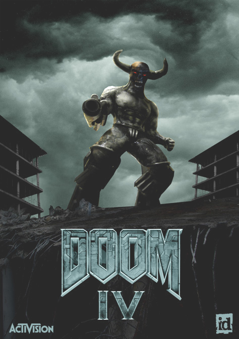 Обложка к игре Doom 4