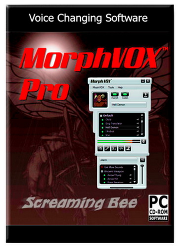 Обложка к игре Screaming Bee MorphVOX Pro 4.4.17 Build 22603 [Deluxe Pack] (2014) PC | RePack by KpoJIuK