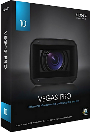 Обложка к игре Sony Vegas Pro 10.0e Build 737 (2012) PC | RePack + Portable