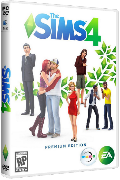 Обложка к игре The Sims 4: Deluxe Edition [v 1.13.104.1010] (2014) PC | RePack от xatab