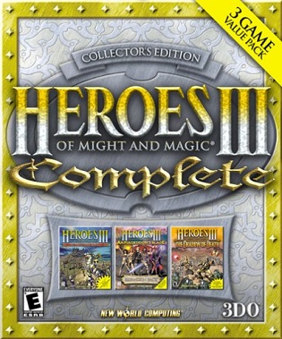 Обложка к игре Герои Меча и Магии 3: Полное издание / Heroes of Might and Magic III: Complete (1999) PC