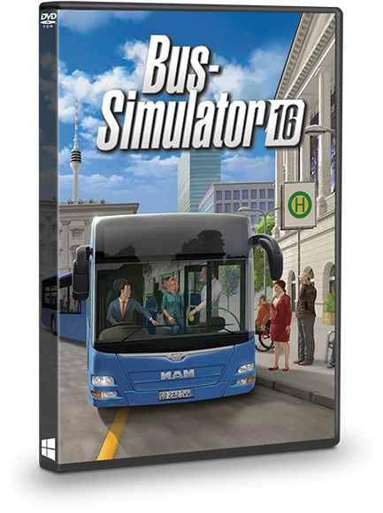 Обложка к игре Bus Simulator 16 [Update 1] (2016) PC | RePack от Valdeni