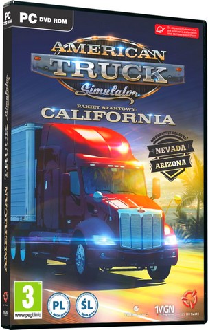 Обложка к игре American Truck Simulator [v 1.1.1.3s + 3 DLC] (2016) PC | RePack от Let'sРlay