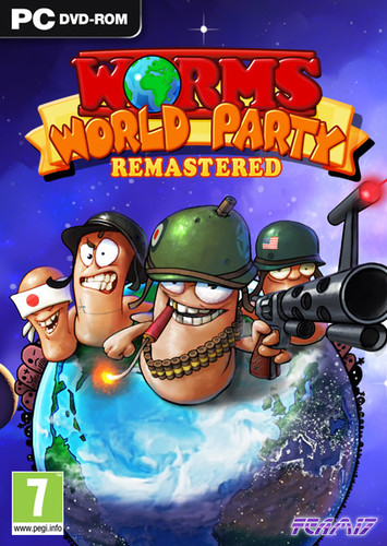 Обложка к игре Worms World Party Remastered (2015) PC | RePack от FitGirl