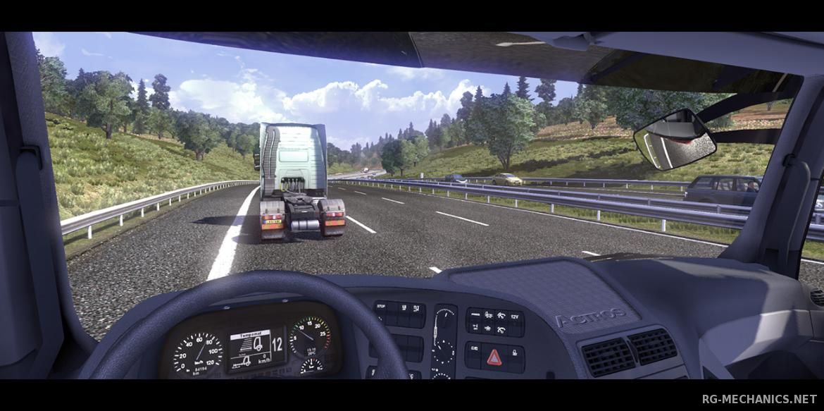 Обложка к игре Euro Truck Simulator 2 [v 1.23.1.1s + 29 DLC] (2013) PC | Steam-Rip от R.G. Games