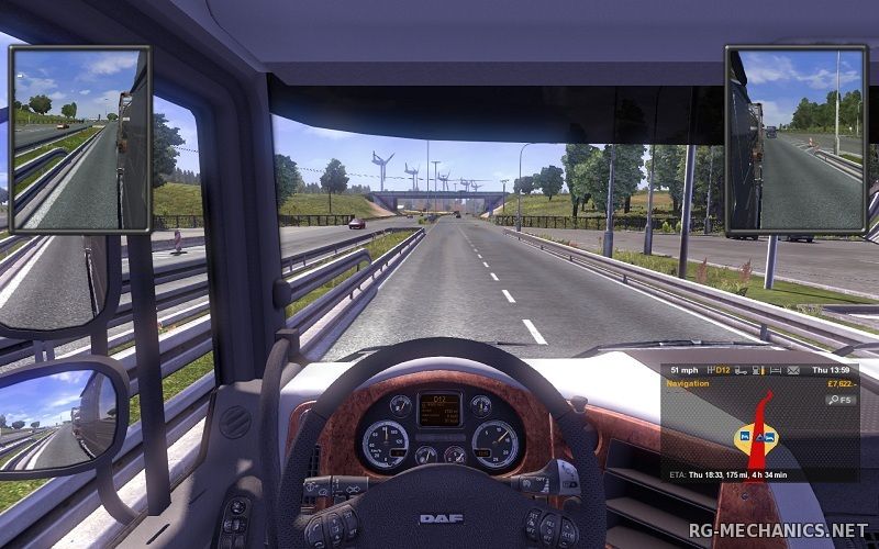 Обложка к игре Euro Truck Simulator 2 [v 1.24.3s + 40 DLC] (2013) PC | RePack от xatab