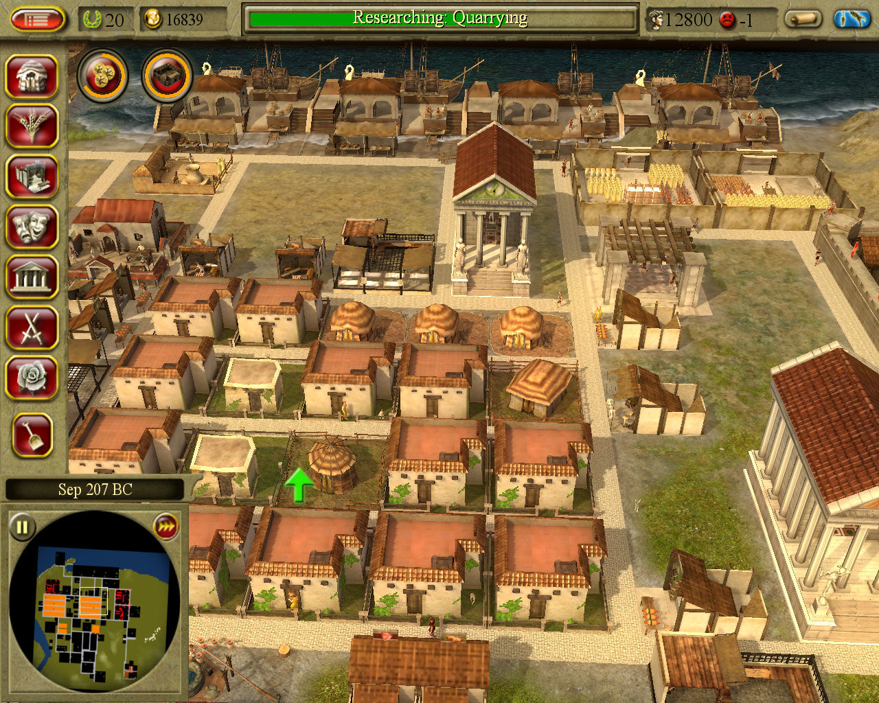 Скриншот к игре CivCity: Rome (2006) PC | RePack от R.G. Механики