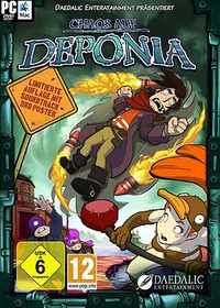 Обложка к игре Депония 2: Взрывное Приключение / Chaos on Deponia (2012) PC | RePack от R.G. Механики