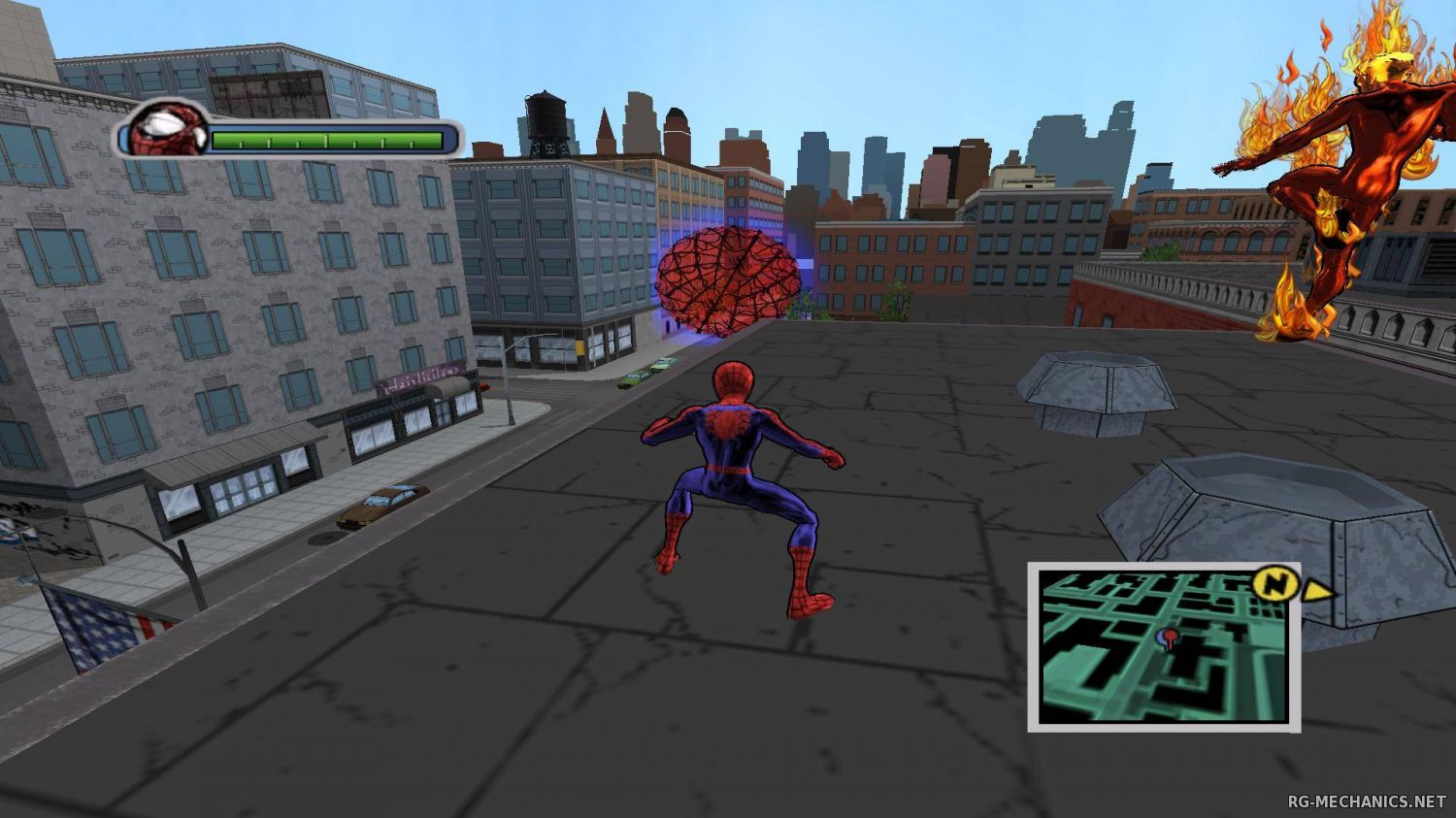 Скриншот к игре Ultimate Spider-Man (2005) PC | RePack от R.G. Механики