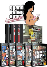 Обложка к игре GTA / Grand Theft Auto: Anthology (1998-2010) PC | RePack от R.G. Механики