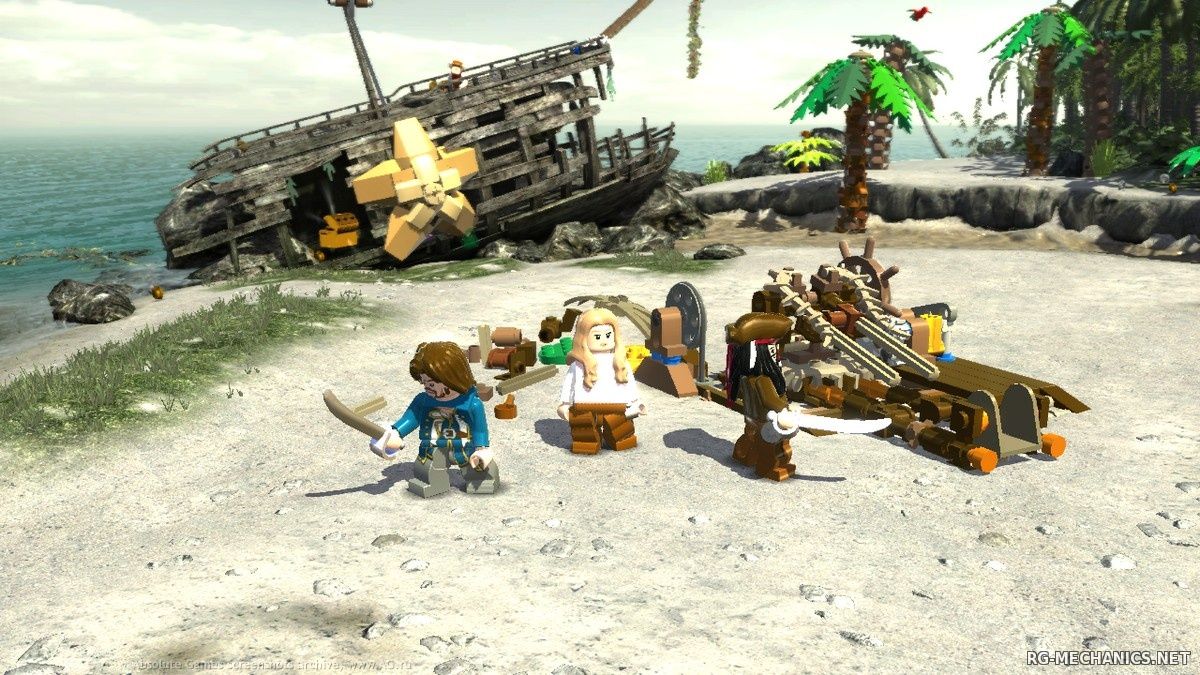 Скриншот к игре LEGO Pirates of the Caribbean (2011) PC | RePack от R.G. Механики