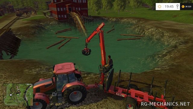 Скриншот к игре Farming Simulator 15: Gold Edition [v 1.4.2 + DLC's] (2014) PC | RePack от R.G. Механики