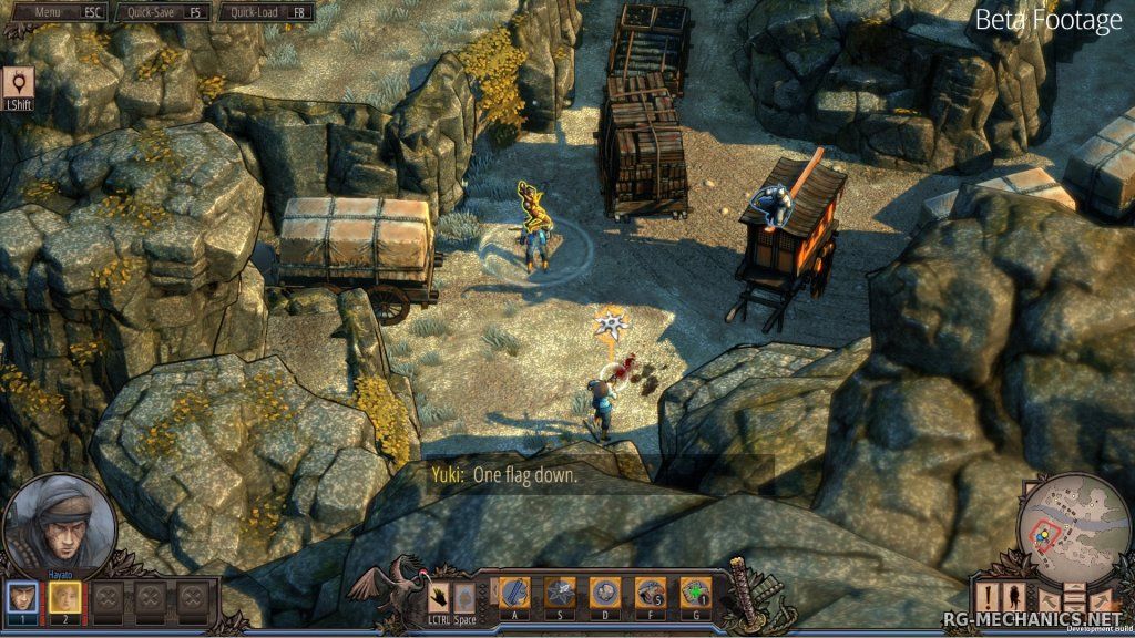 Скриншот к игре Shadow Tactics: Blades of the Shogun [v 1.2.1.f] (2016) PC | RePack от R.G. Механики