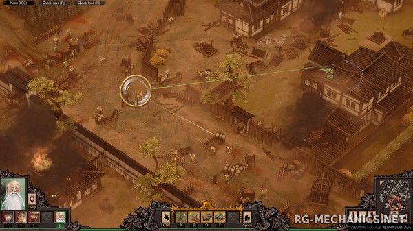 Скриншот к игре Shadow Tactics: Blades of the Shogun [v 1.2.1.f] (2016) PC | RePack от R.G. Механики