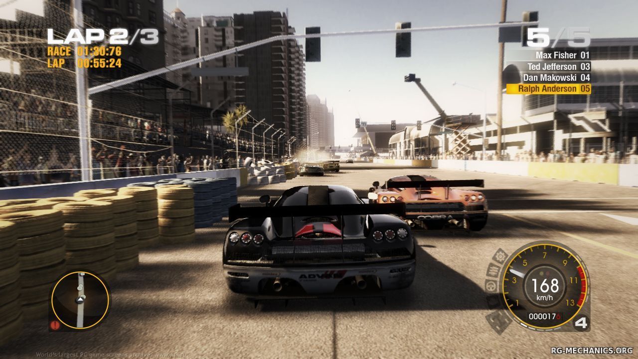 Скриншот к игре Race Driver: GRID (2008) PC | Repack от R.G. Механики