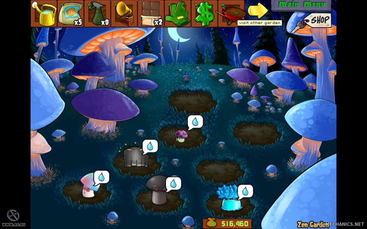 Скриншот к игре Plants vs Zombies (2009) PC | RePack от R.G. Механики