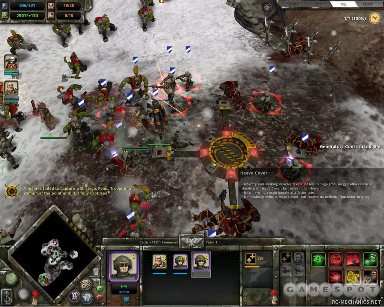 Скриншот к игре Warhammer 40.000: Dawn of War - Anthology (2005-2010) PC | RePack от R.G. Механики