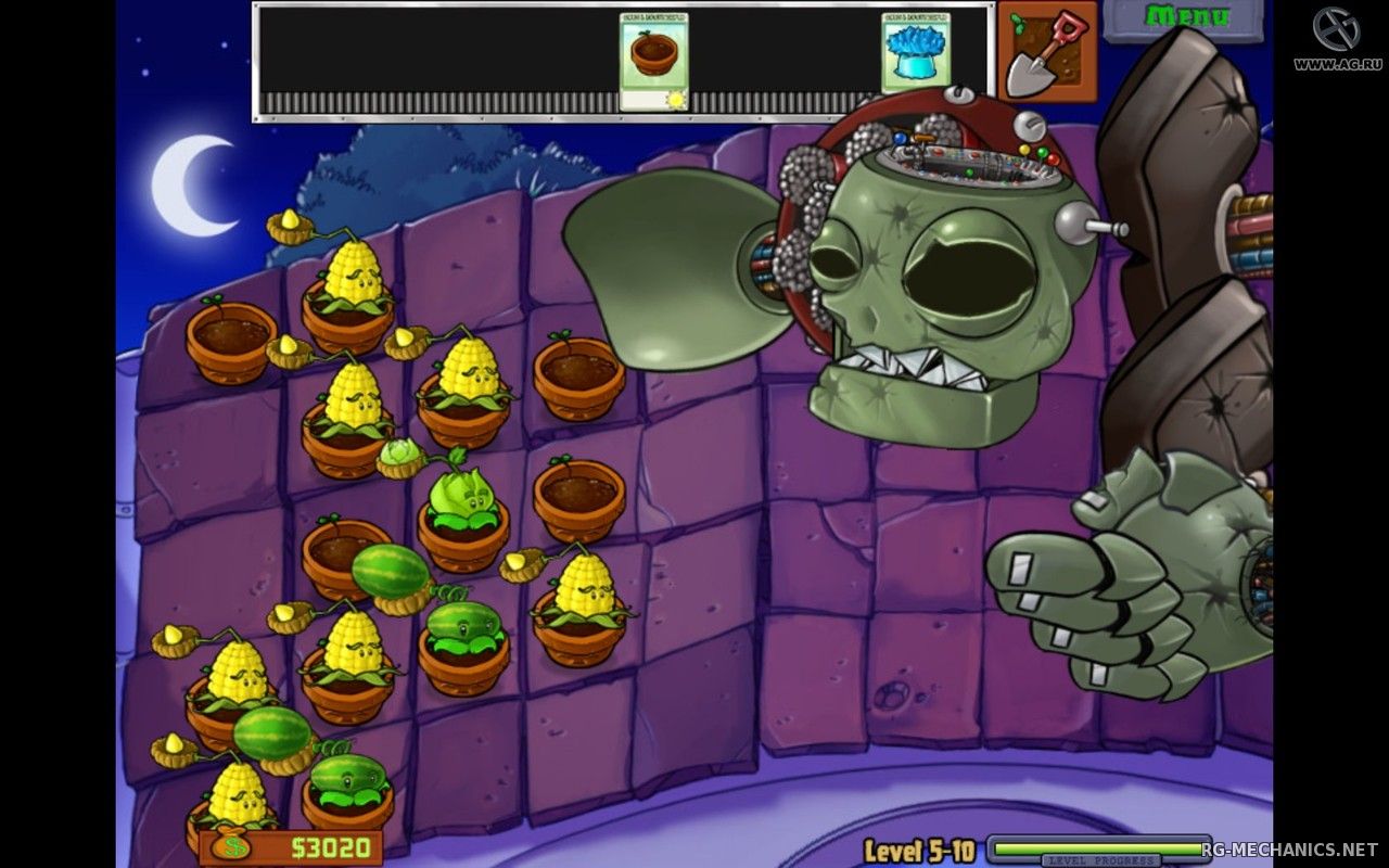 Скриншот к игре Plants vs Zombies (2009) PC | RePack от R.G. Механики