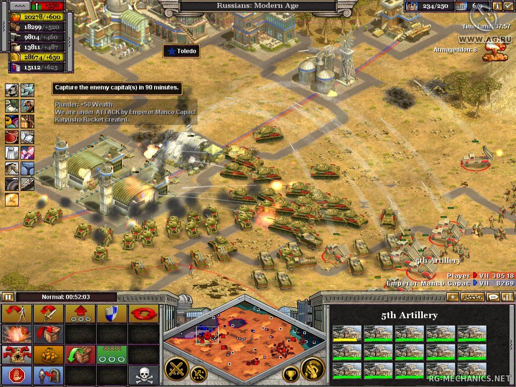 Скриншот к игре Rise Of Nations: Anthology (2003-2006) PC | Repack от R.G. Механики