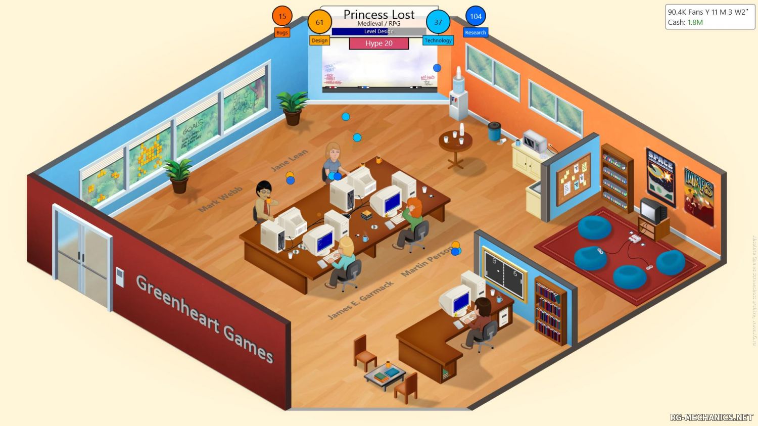 Скриншот к игре Game Dev Tycoon (2013) PC | RePack от R.G. Механики