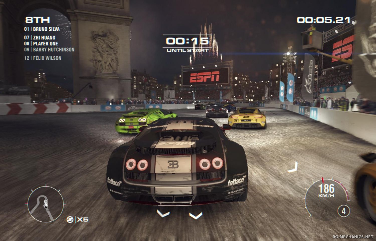 Скриншот к игре GRID 2 [v.1.0.83.1050 + DLC] (2013) PC | RePack от R.G. Механики