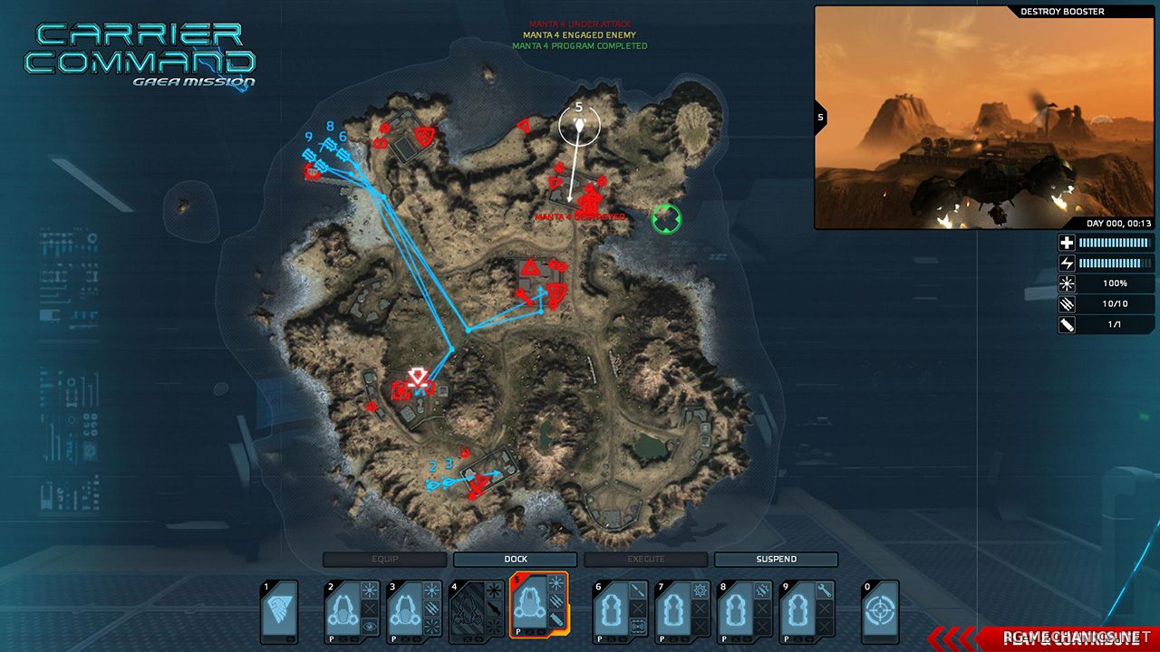 Скриншот к игре Carrier Command: Gaea Mission (2012) PC | RePack от R.G. Механики