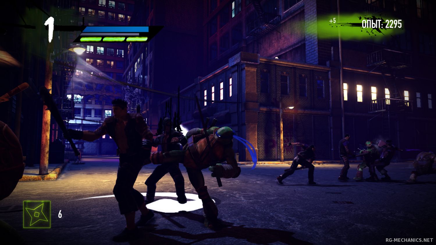 Скриншот к игре Teenage Mutant Ninja Turtles: Out of the Shadows (2013) PC | RePack от R.G. Механики