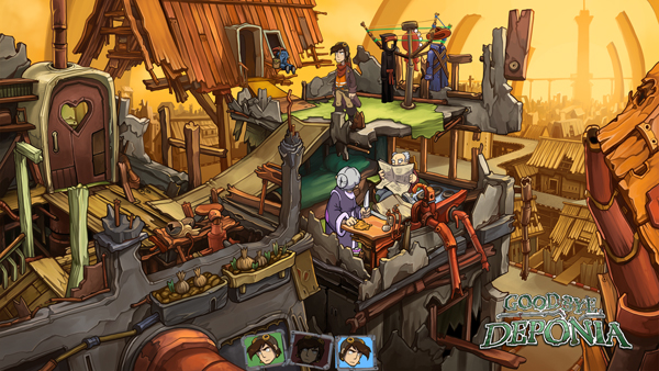 Скриншот к игре Deponia - Trilogy (2012-2013) PC | RePack от R.G. Механики