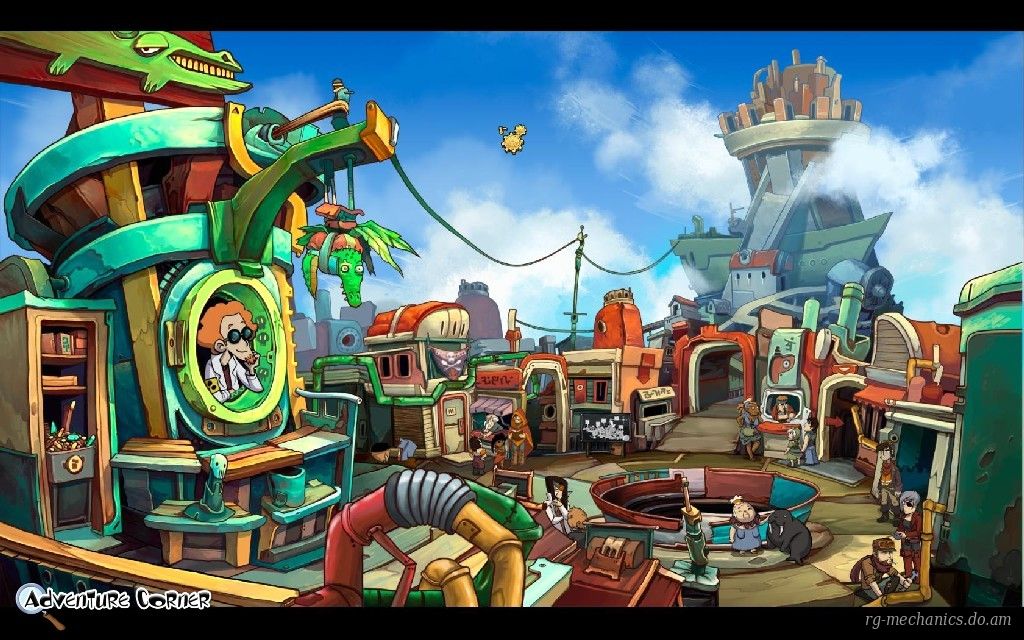 Скриншот к игре Deponia - Trilogy (2012-2013) PC | RePack от R.G. Механики