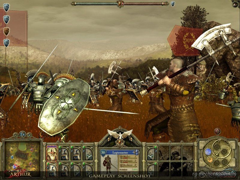 Обложка к игре Король Артур / King Arthur: Fallen Champions [v 1.0.06] (2011) PC | RePack от R.G. Механики