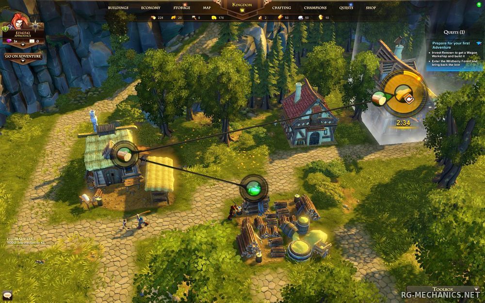 Скриншот к игре The Settlers: Kingdoms of Anteria