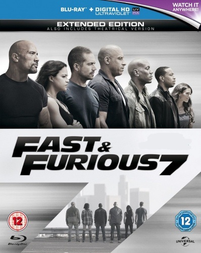 Обложка к игре Форсаж 7 / Furious Seven (2015) HDRip