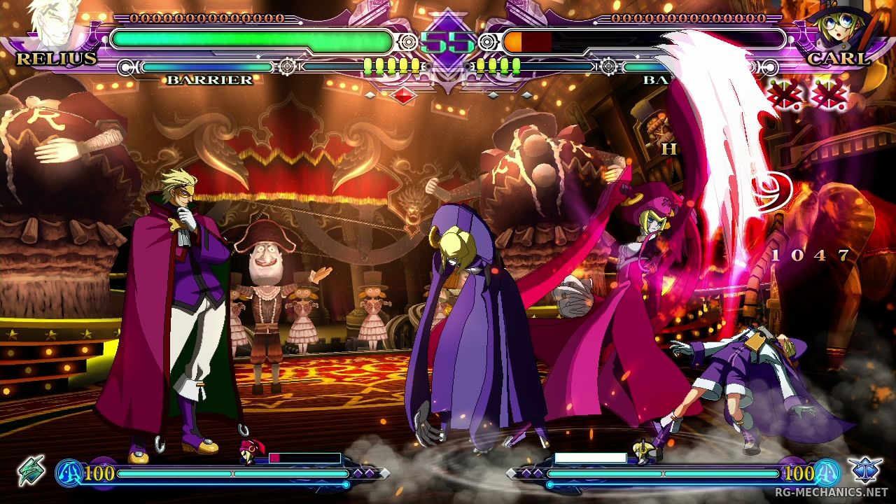 Скриншот к игре BlazBlue: Continuum Shift Extend по сети