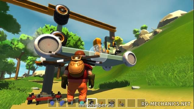 Скриншот к игре Scrap Mechanic по сети