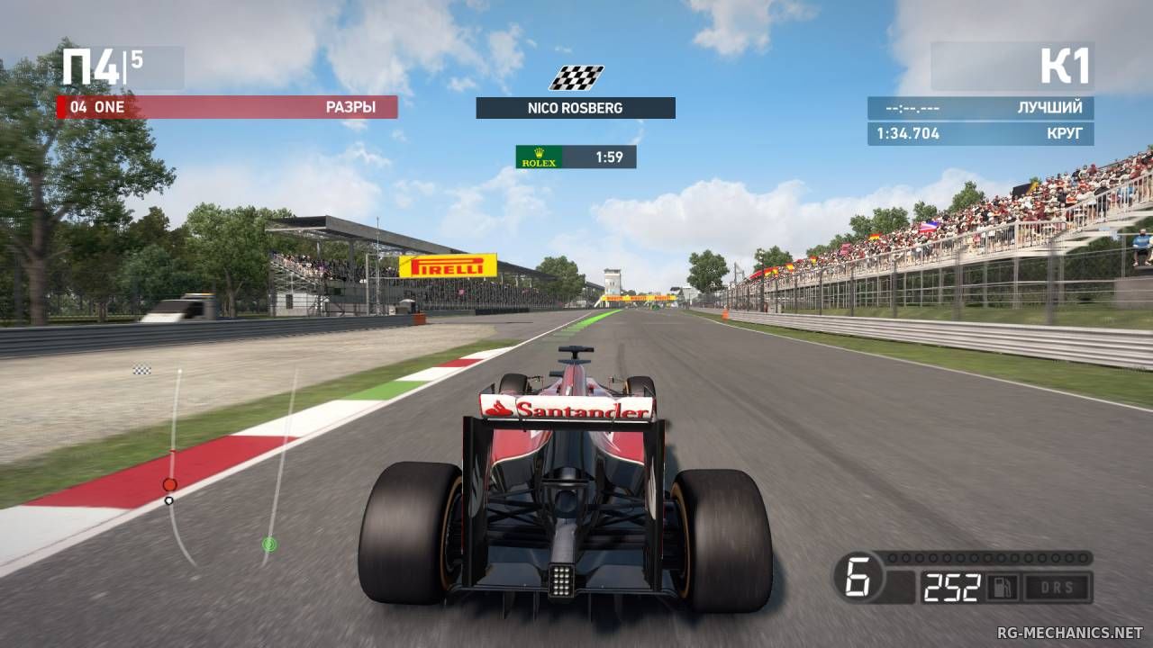 Скриншот к игре F1 2014 по сети