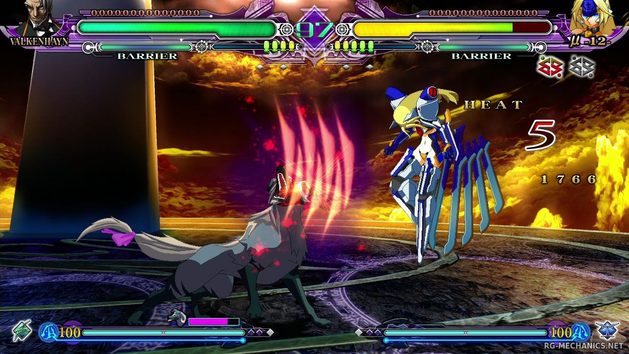 Скриншот к игре BlazBlue: Continuum Shift Extend по сети