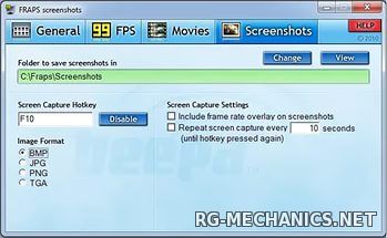 Скриншот к игре Fraps 3.5.99 Build 15618 Retail (2013) PC