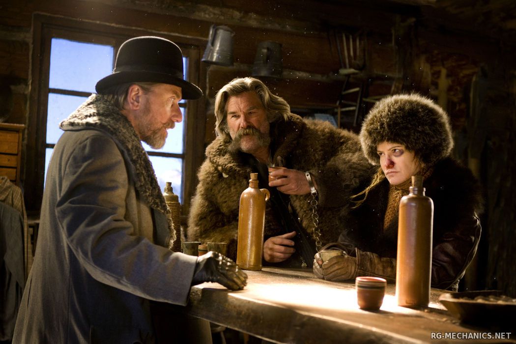 Обложка к игре Омерзительная восьмерка / The Hateful Eight (2015) HDRip от Scarabey | Line